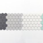 paleta barw mozaiki heksagon marki Raw-Decor