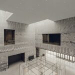 Projekt Muzeum Historii Polski w Warszawie. Sufit akustyczny Rockfon Mono Acoustic Architekt WXCA Wykonawca Transtolbud – Piekutowski Sp. z o.o