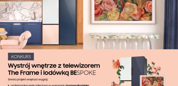 Konkurs Samsung_Wystrój wnętrze z telewizorem The Frame i lodówką Bespoke (11)