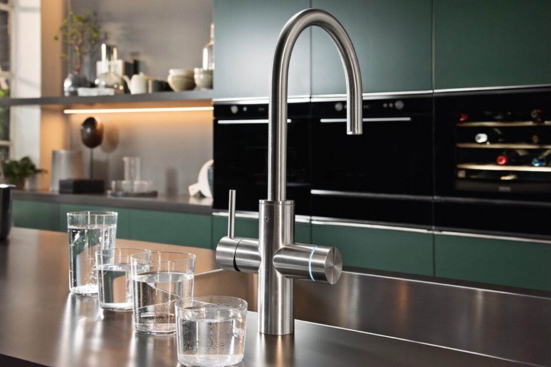 5 FRANKE bateria filrująca Mythos Water Hub stalowa