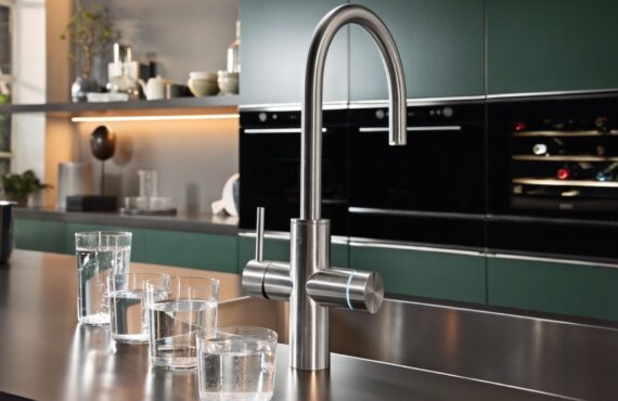5 FRANKE bateria filrująca Mythos Water Hub stalowa